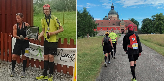Anna Hessel, vinnare av MM26, tillsammans med Theodor Colombo